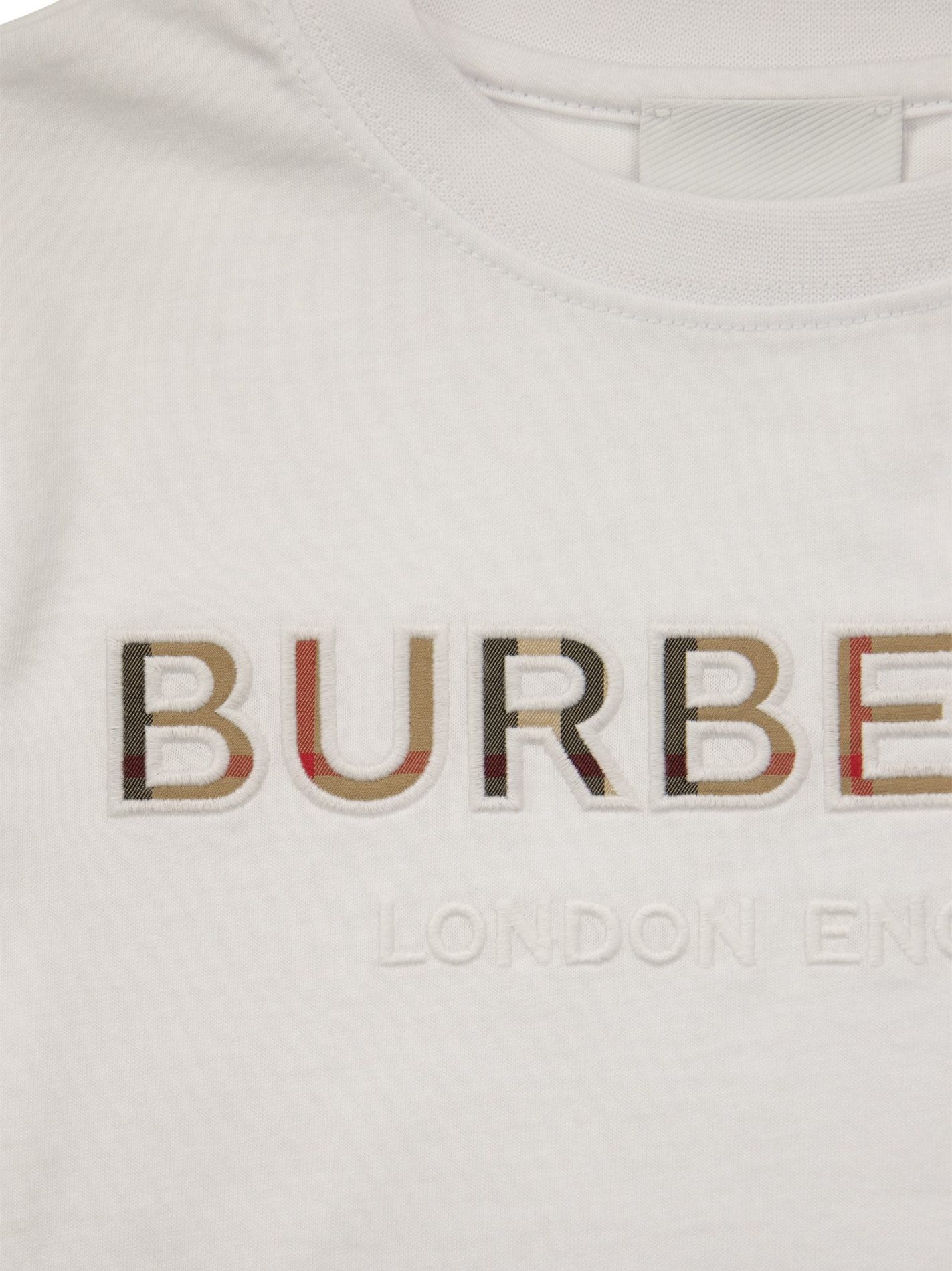 EUGENE - Cotton T-shirt with embroidered logo - Bellettini.com
