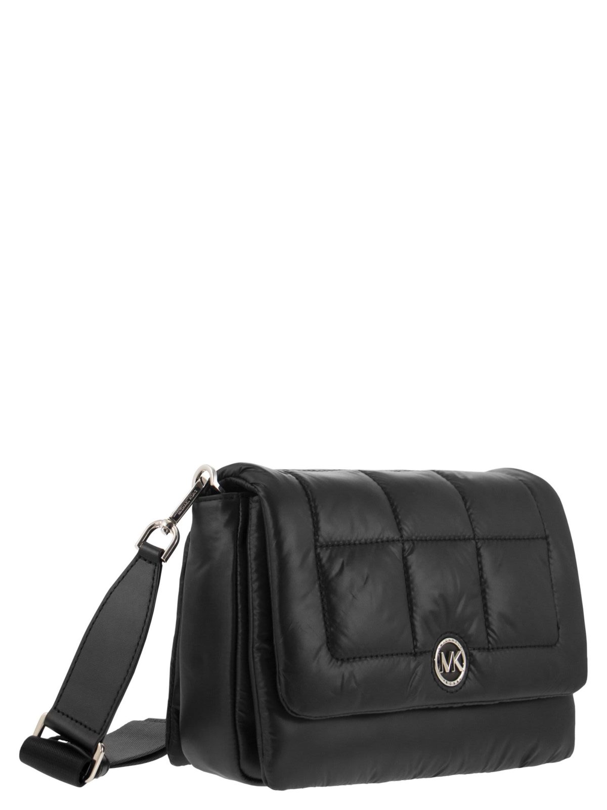 MICHAEL Michael Kors Black Lilah Quilted Tote Bag In Polyester
