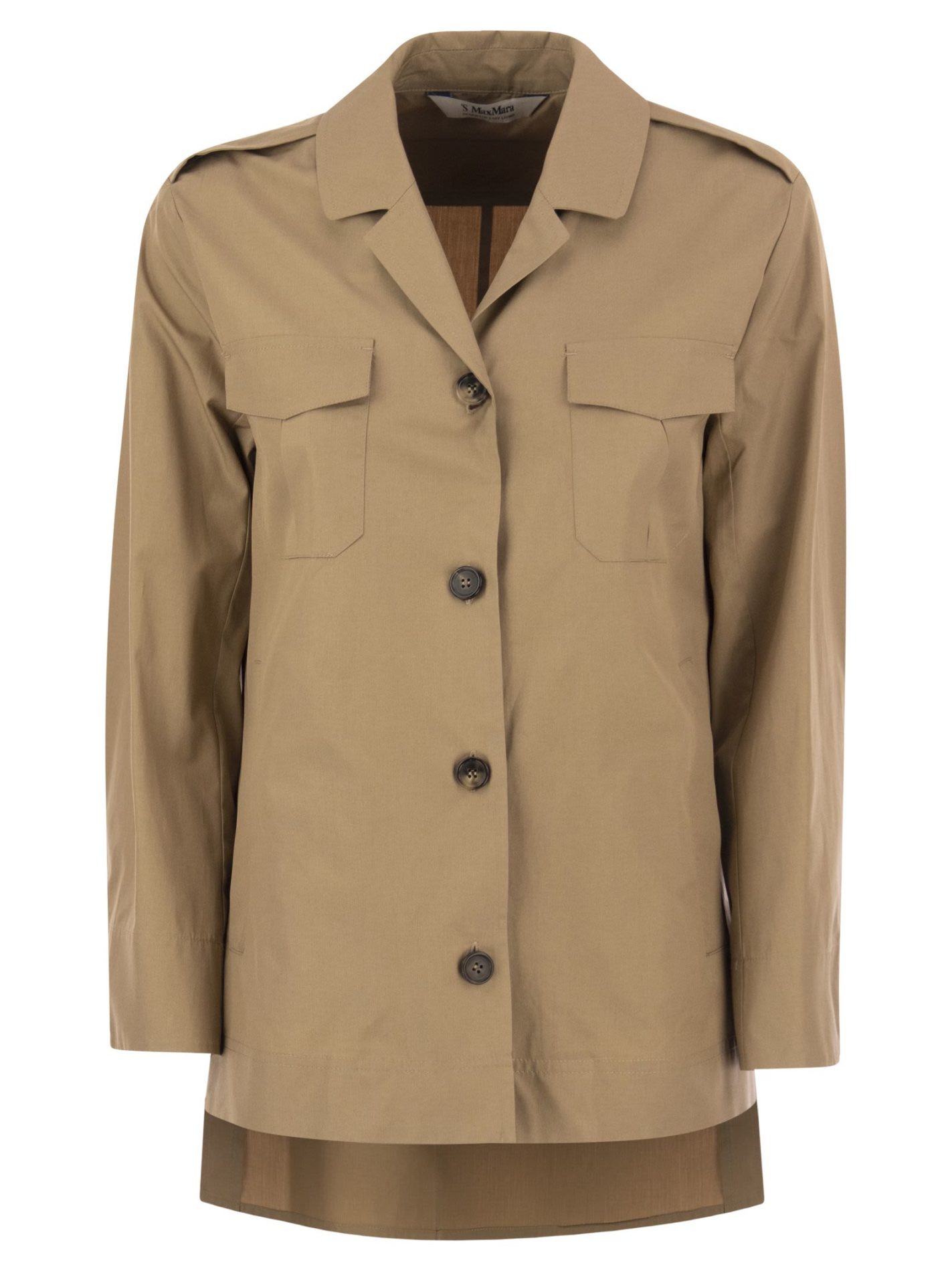 Breddegrad Vedligeholdelse tale ANNA - Cotton poplin jacket - Bellettini.com